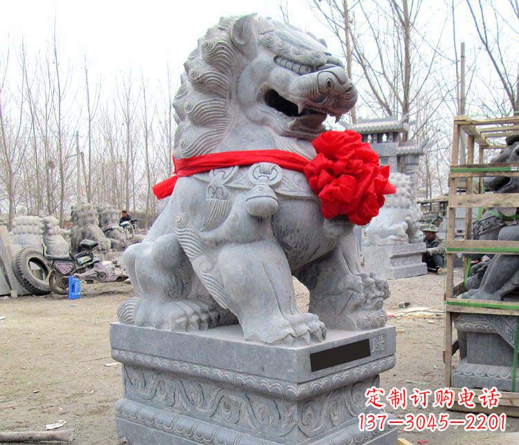 辽阳雄壮狮子石雕——欢迎来到宁波