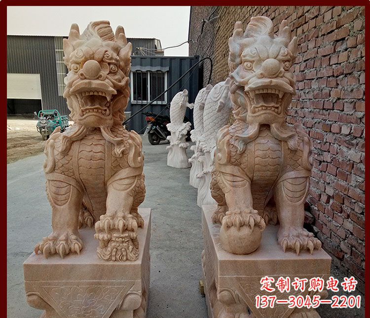 辽阳麒麟门口雕塑——传承古老文化的精灵