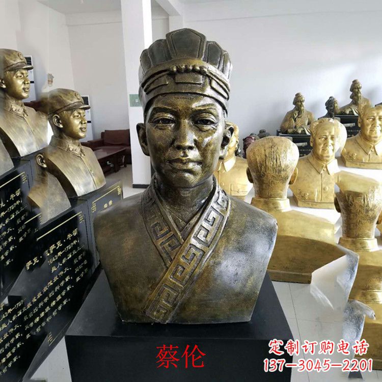 辽阳蔡伦雕塑一件传承历史的艺术珍品