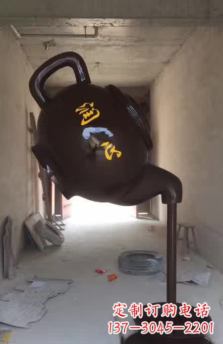 辽阳茶壶景观铜雕