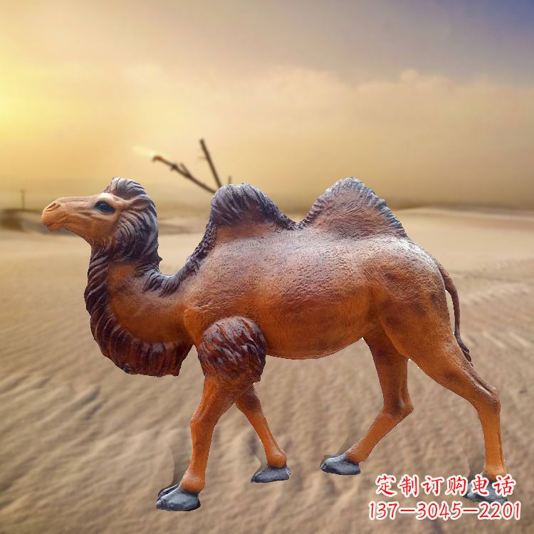 辽阳仿古茶马古道骆驼雕塑的精美绝伦