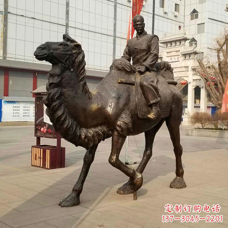 辽阳骆驼雕塑茶马古道上的精美艺术品