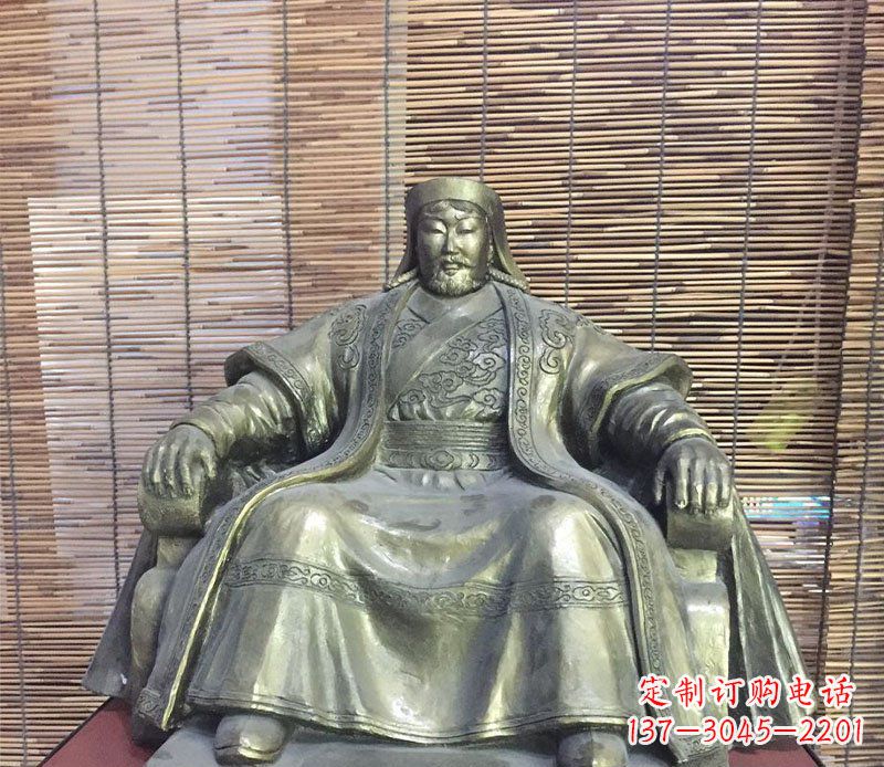 辽阳成吉思汗神话中的雕像