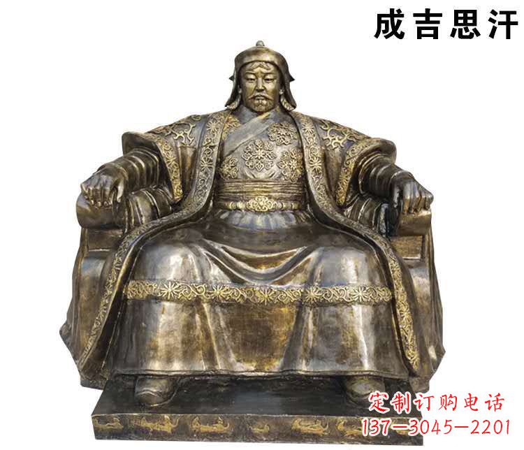 辽阳成吉思汗英雄的雕像