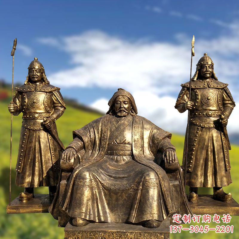 辽阳成吉思汗一座永恒的纪念雕塑