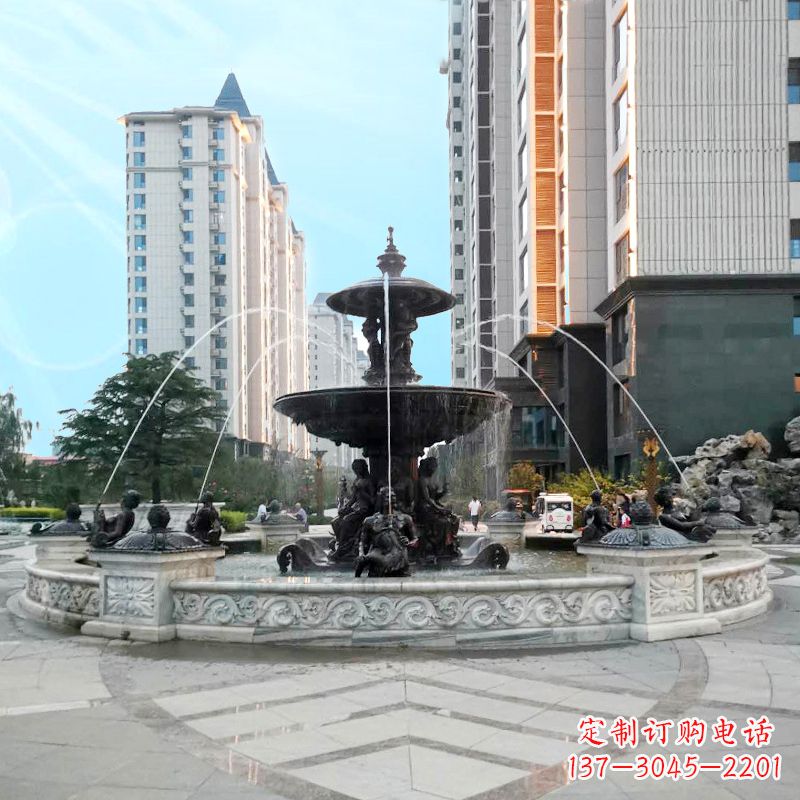 辽阳城市广场欧式水景喷泉雕塑的魅力