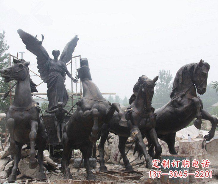 辽阳马雕塑。