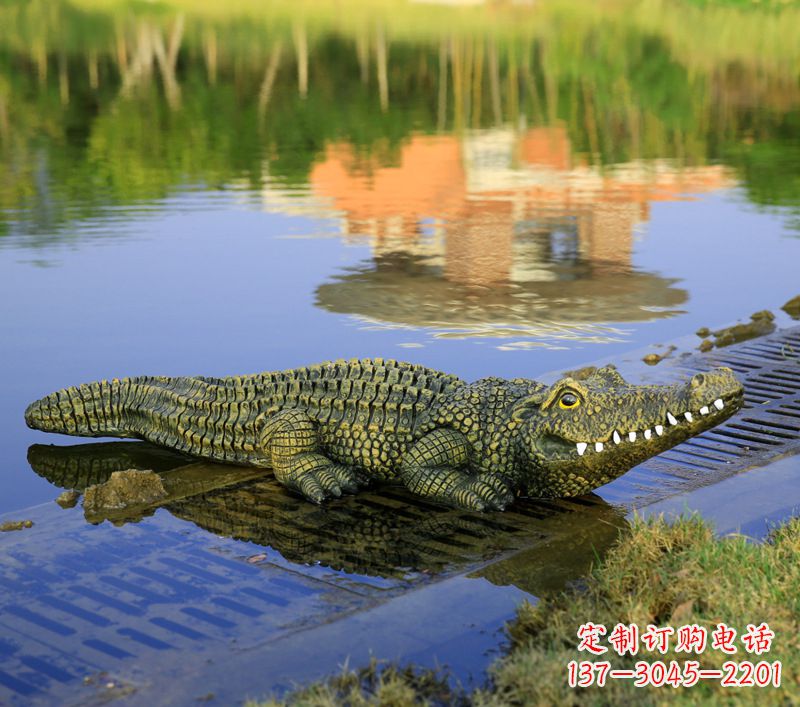 辽阳玻璃钢水池雕塑——池塘水景的精美装饰