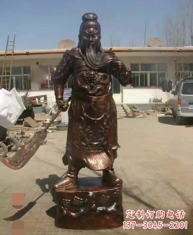 辽阳关公雕塑