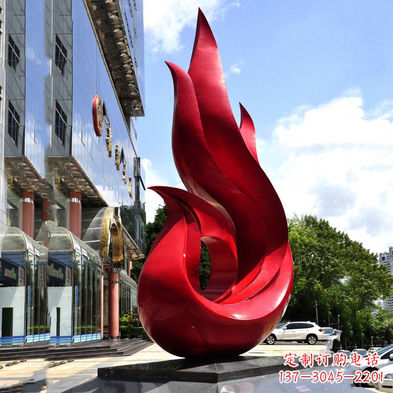 辽阳抽象不锈钢凤凰雕塑雕塑艺术的精美绝伦