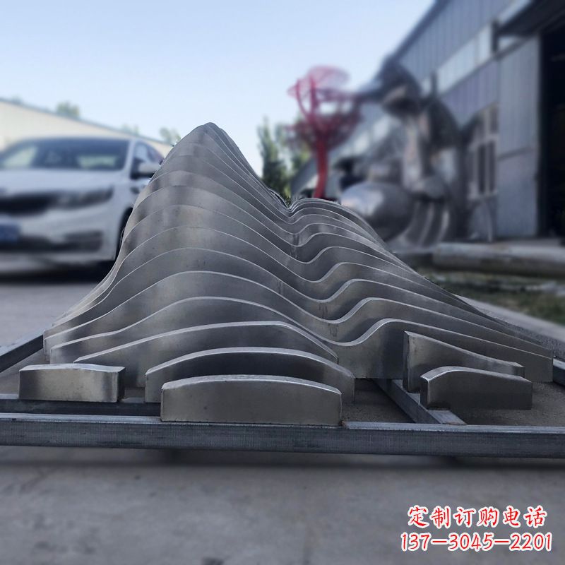 辽阳不锈钢假山雕塑精致耐用的艺术品