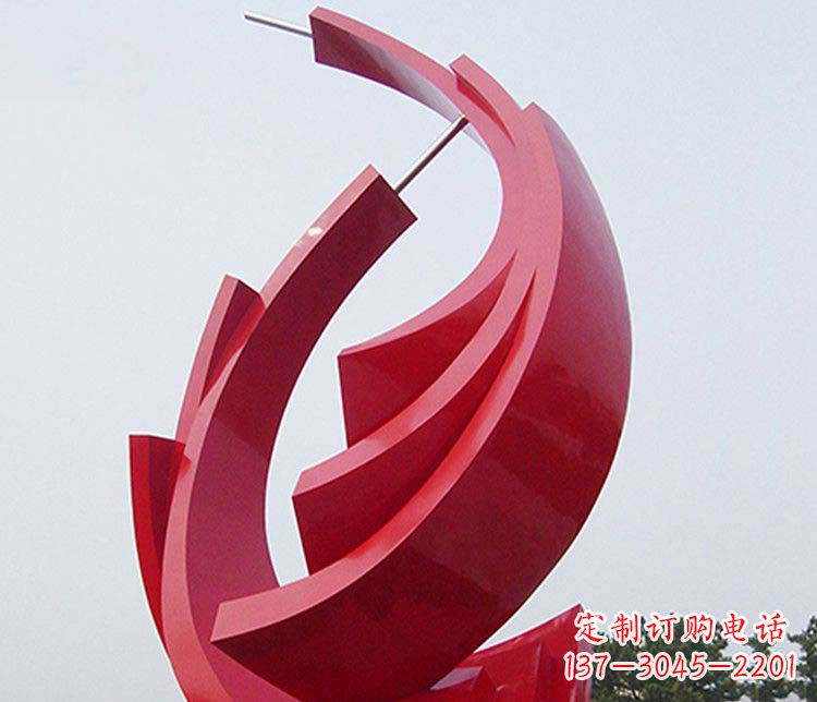 辽阳不锈钢帆船雕塑象征着永恒的美丽