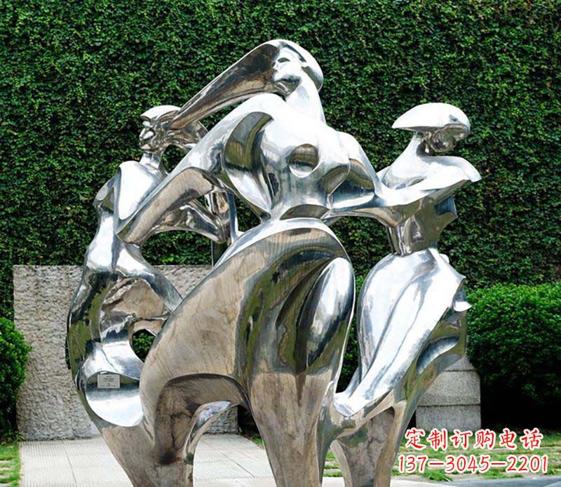 辽阳抽象女性的魅力不锈钢景观雕塑