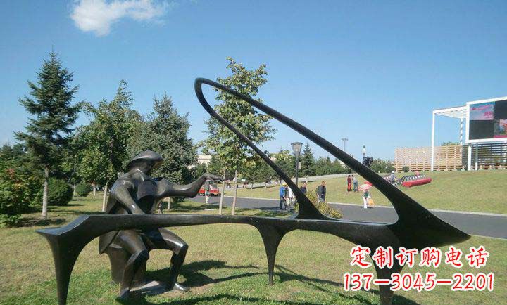 辽阳雕刻旋律钢琴雕塑