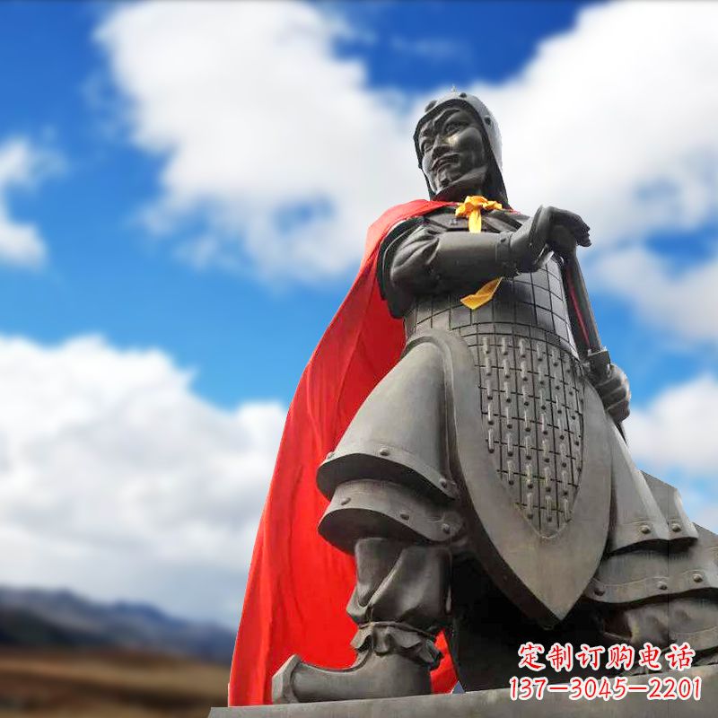辽阳楚霸王项羽雕塑-景区景点历史名人古代帝王雕像