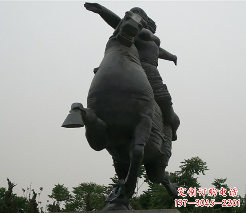 辽阳骑马雕塑跨越时空的传奇