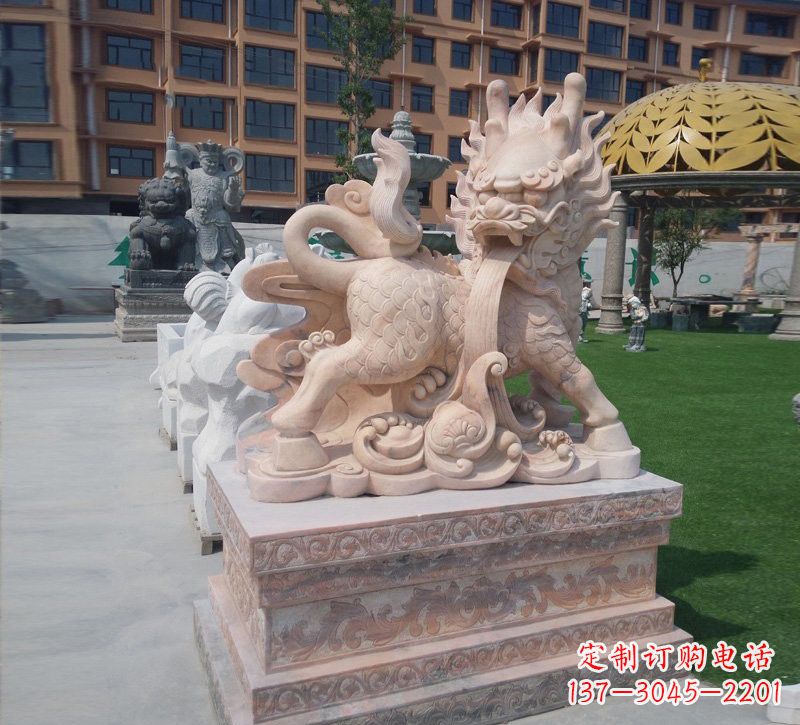 辽阳传统石雕麒麟