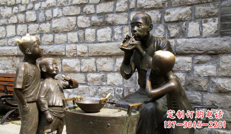 辽阳糖果街的精美雕塑