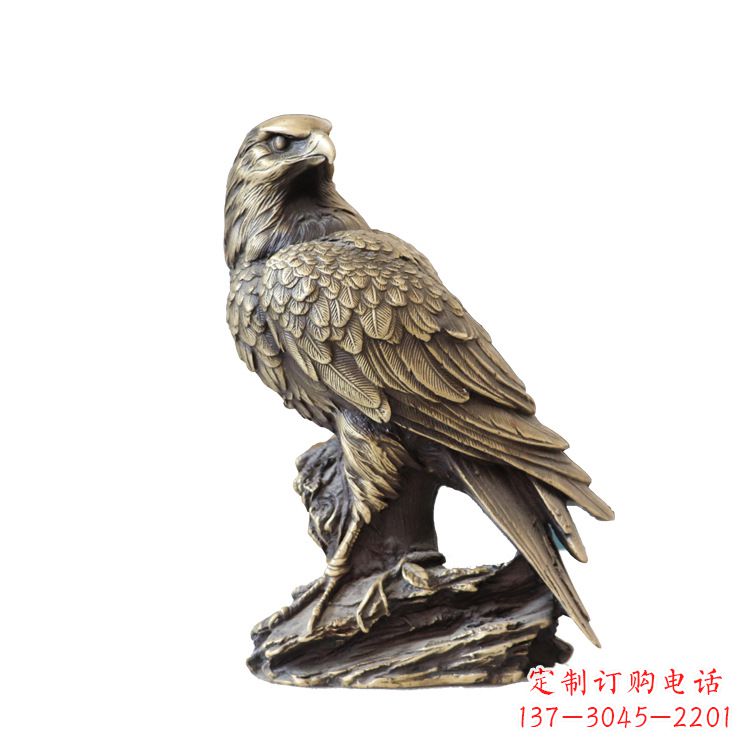 辽阳纯铜招财老鹰雕塑