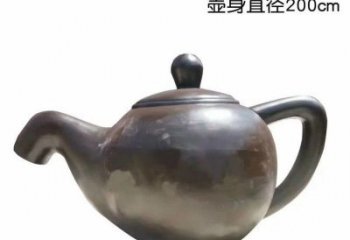 辽阳青铜茶壶雕塑——彰显传统文化的艺术精髓
