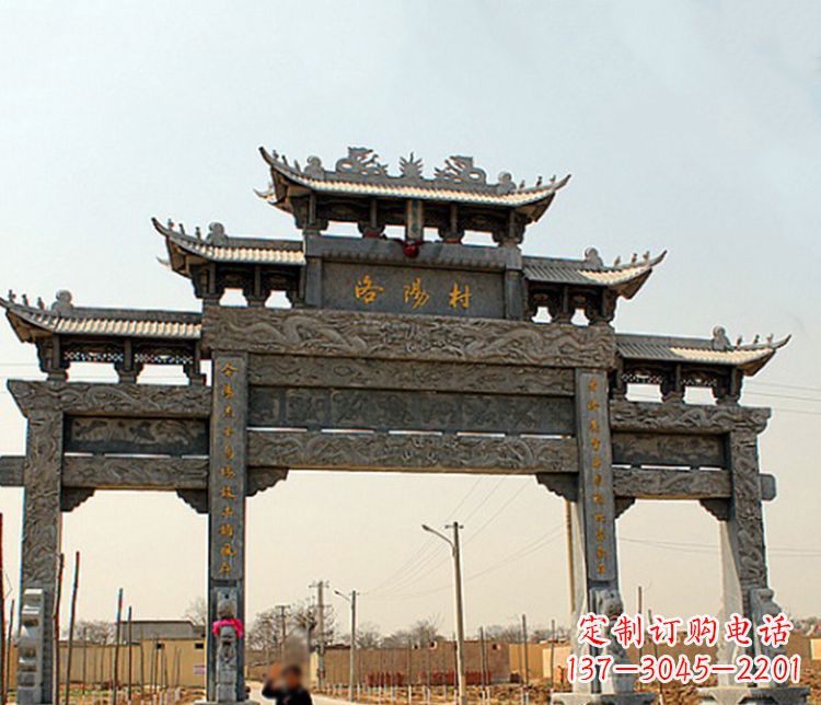 辽阳牌坊雕塑——缅怀中国传统文化