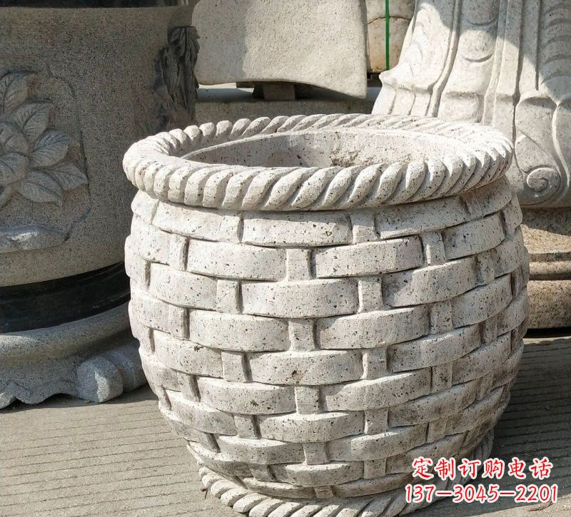 辽阳大理石雕塑水缸