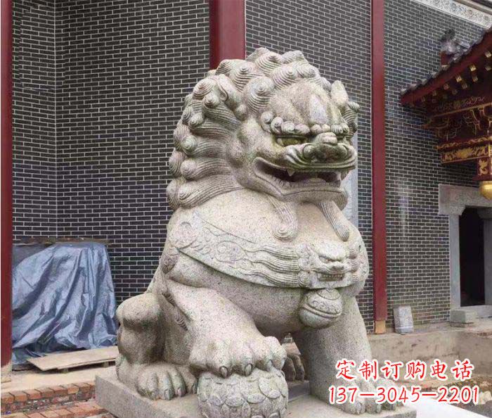 辽阳巨型大理石狮子雕塑