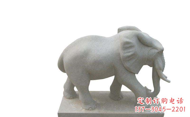 辽阳大象雕塑大理石大象公园的精美艺术