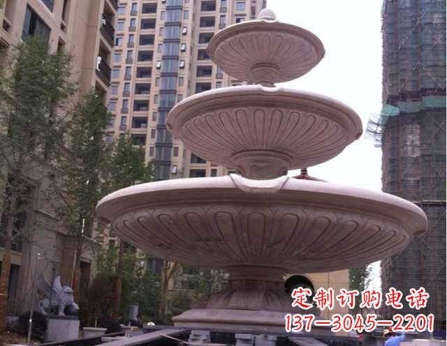 辽阳大理石大型喷泉石雕宏伟精美的艺术之作