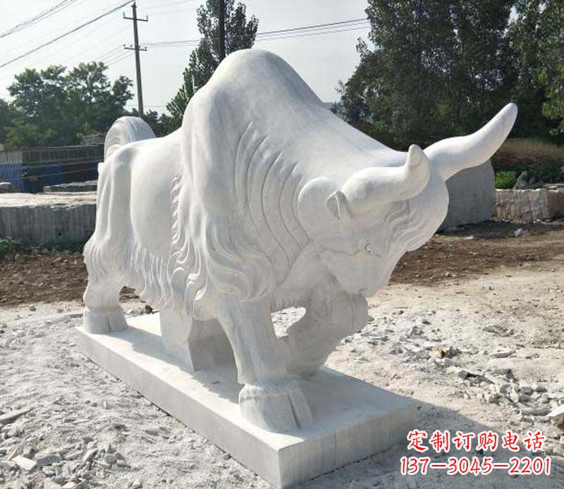 辽阳大理石动物雕塑美丽的艺术品
