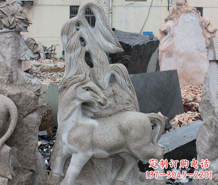 辽阳大理石动物雕塑丰富多彩的艺术品