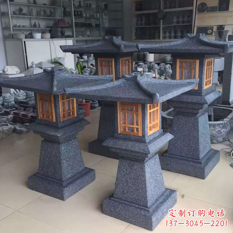 辽阳大理石仿汉阙石雕灯笼