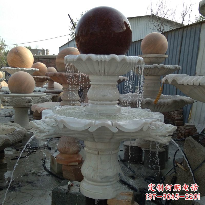 辽阳大理石风水球雕塑传统文化的艺术精髓