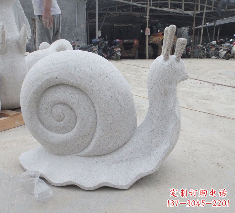 辽阳大理石蜗牛雕塑