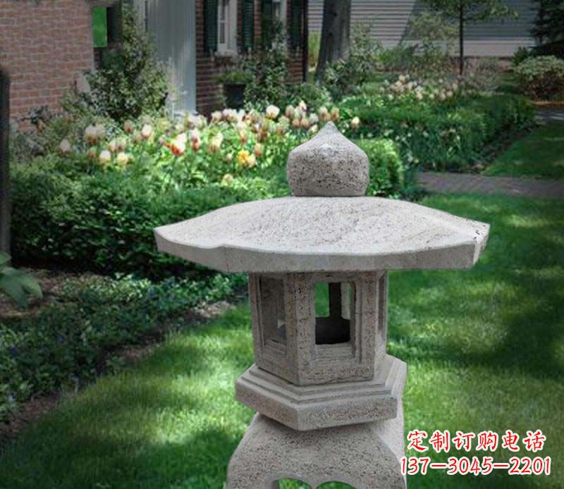 辽阳大理石宫灯雕塑