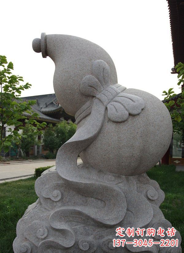 辽阳中领雕塑大理石葫芦雕塑构筑完美建筑