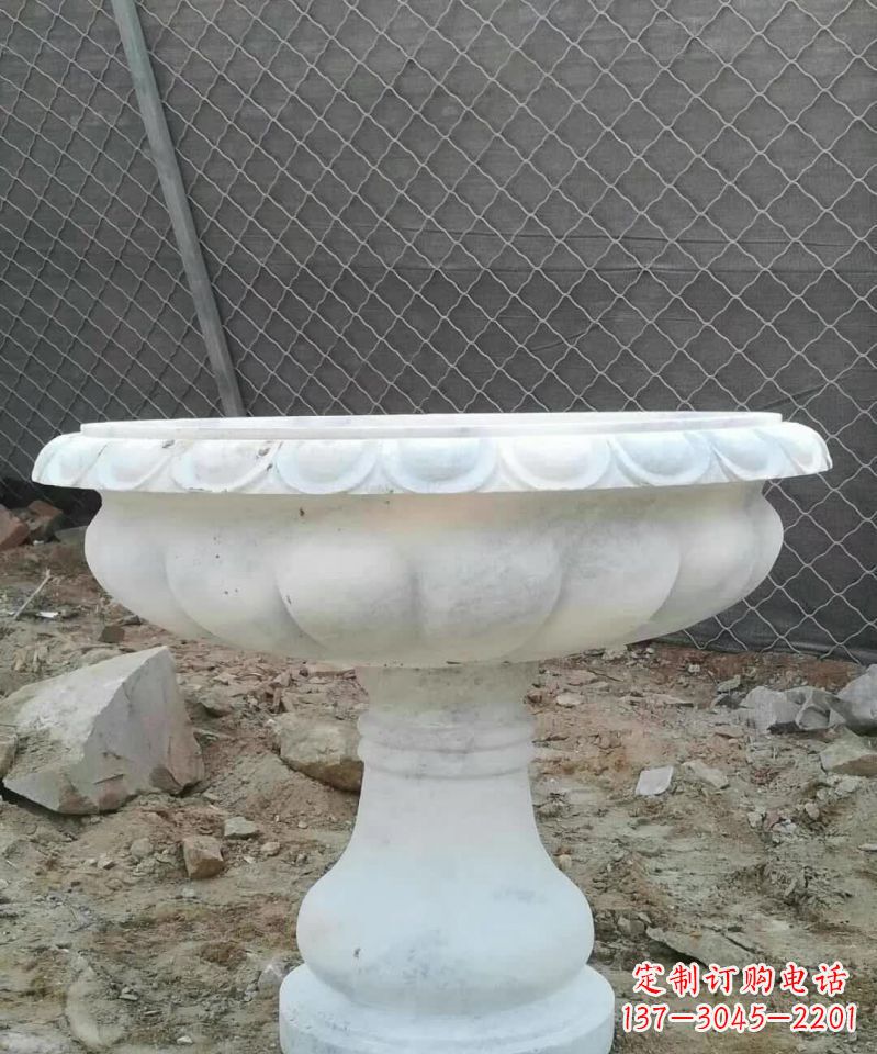 辽阳大理石花盆雕塑