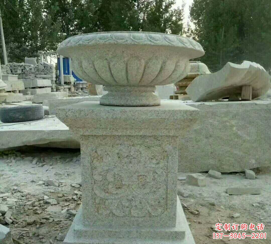 辽阳大理石花盆雕塑