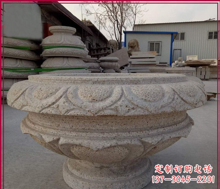 辽阳大理石花盆雕塑