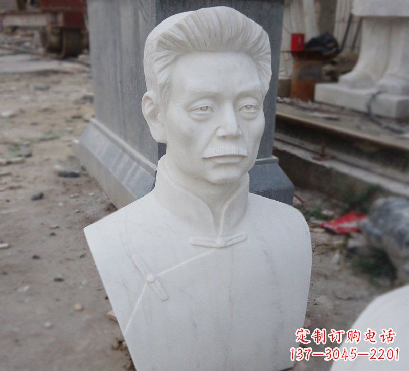 辽阳传承文化魅力·鲁迅头像精美雕塑