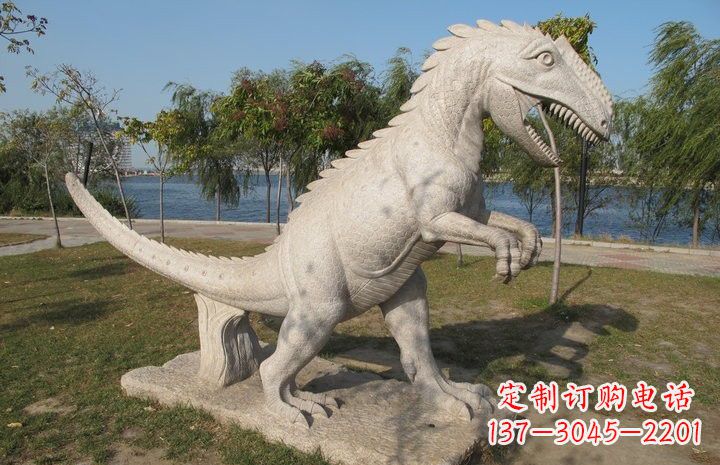 辽阳大理石恐龙石雕