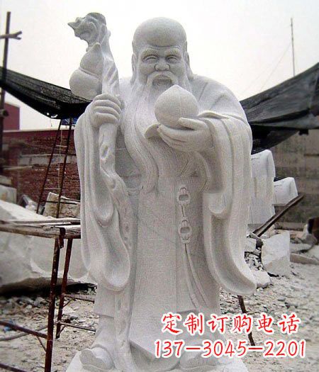 辽阳大理石寿星雕塑