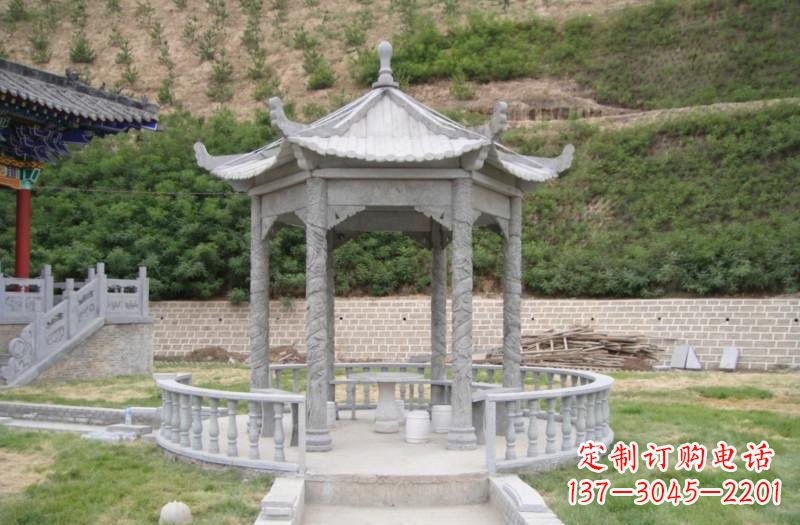 辽阳精美大理石凉亭雕塑