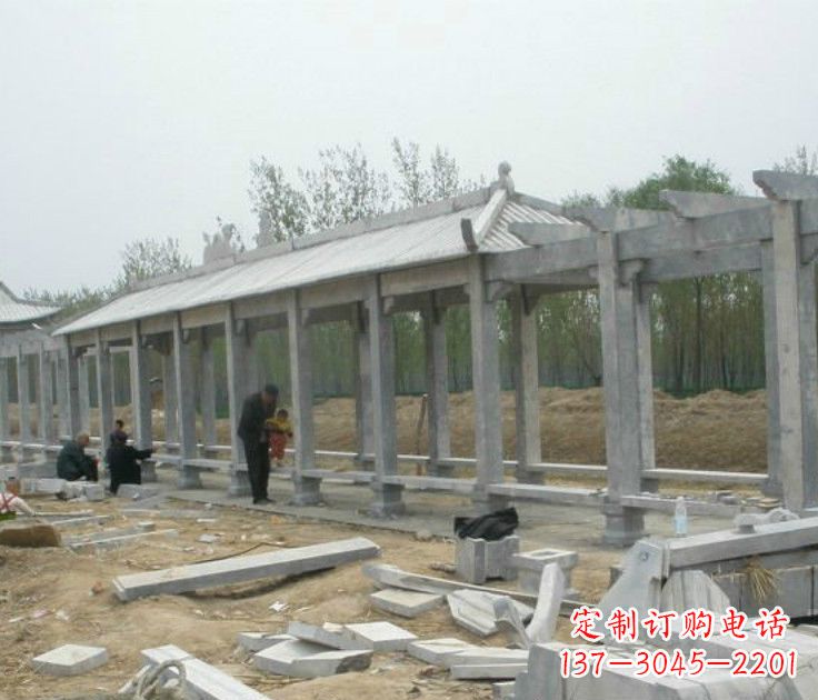 辽阳精美大理石凉亭雕塑