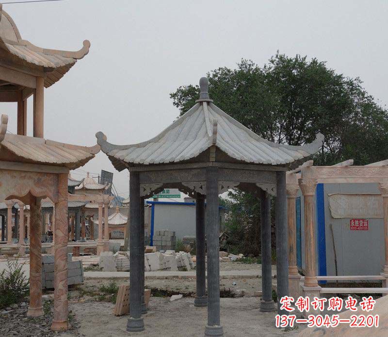辽阳大理石凉亭精美石雕