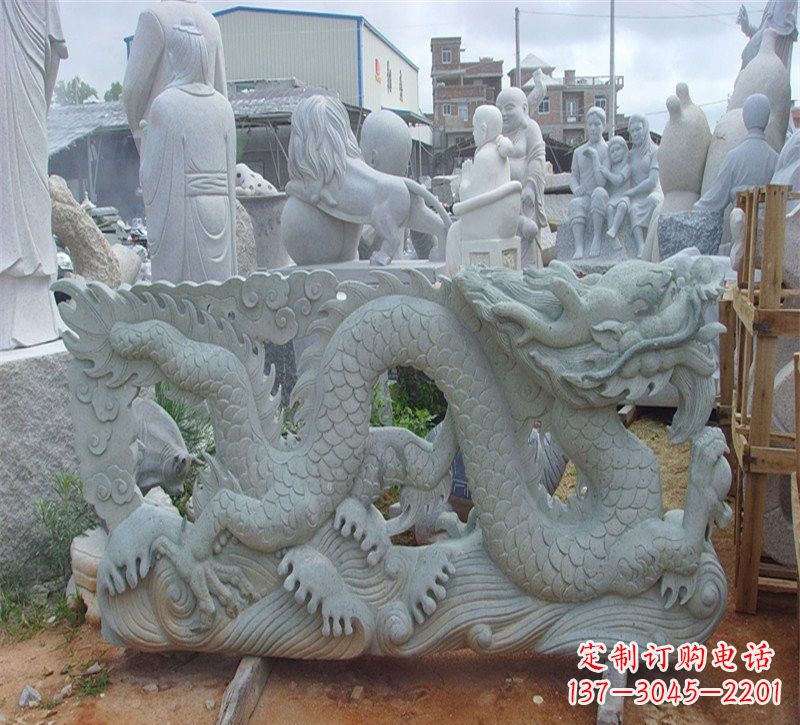 辽阳大理石龙石雕传承古老文化,精雕细琢的艺术品