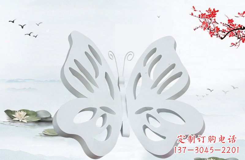 辽阳高级大理石镂空蝴蝶雕塑