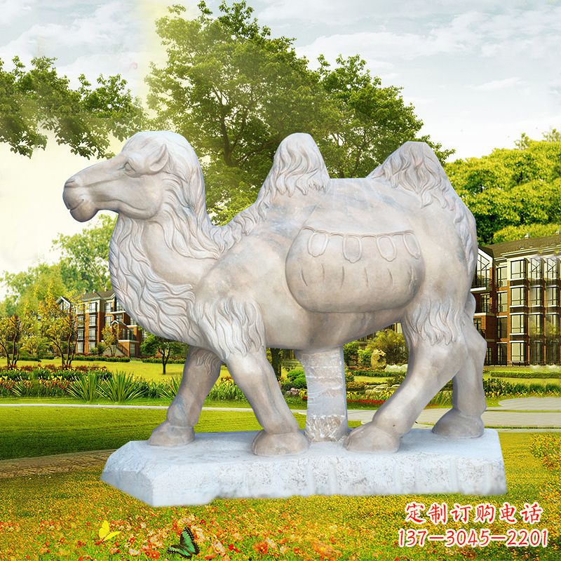 辽阳大理石骆驼石塑型艺术