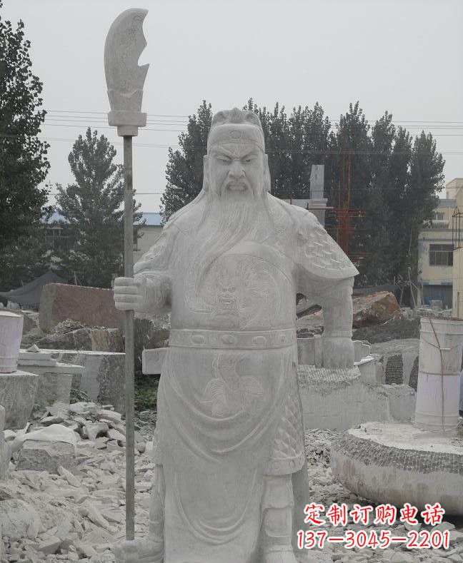辽阳大理石关公雕塑