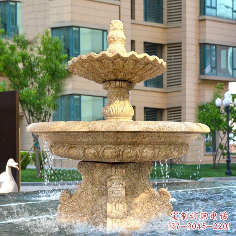 辽阳精美大理石喷泉雕塑